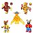 KIT 5 BONECOS THE FLASH BLOCO DE MONTAR - Imagem 1