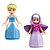 Kit 7 Bonecas Princesas Disney Ariel Elsa Mulan Merida Blocos de Montar - Imagem 1