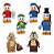 Kit 6 Bonecos Ducktales Tio Patinhas Bloco de Montar - Imagem 1