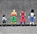 Kit 4 Miniaturas Dragon Ball Z Goku Vegeta Shinhan Chiaotzu - Imagem 4