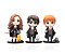 Kit 3 Action Figures Qposket Harry Potter Hermione Ron - Imagem 1