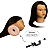 Manequim Feminino Para Treino Cabelo Humano e Sintético 40cm - Loiro Escuro - Imagem 5