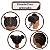 Cabeça de Boneca para Treino Cabelo Humano Afro - Imagem 3