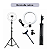 Ring Light Led Iluminador 26cm Completo + Tripé 2.1m Foto - Imagem 6