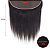 Closure Frontal Feminina Lisa Fios Humanos Cor Castanho Natural 10X33CM 110% Densidade 35cm Comprimento - Imagem 4