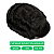 Prótese Capilar Skin Micropele Castanho Escuro 10% Grisalho 20X25cm 130% Densidade - Imagem 4