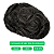 Prótese Capilar Base Micropele 20x25cm #1B30 Castanho Escuro 30% Fios Grisalhos - Imagem 5