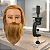 Kit Treino - Manequim Com Barba Para Treino Ou Exposição + Suporte De Mesa Para Cabeça - Imagem 1