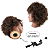 Cabeça De Boneca para Treino Cabelo Humano Afro 10 unidades - Imagem 5