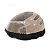 Prótese Capilar Fios Humanos Castanho Escuro 20x25cm 110% Base Híbrida - Imagem 3