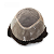 Prótese Capilar Fios Humanos Castanho Escuro 20x25cm 110% Base Híbrida - Imagem 2
