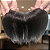 Franja Base Silicone 4cm x 18cm Cabelo Humano Cor Castanho Escuro - Imagem 2