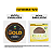 Kit - Fitas Amarelas Adesivas Gold + 10 Metros X 2.5 cm 3 Unidades - Imagem 2