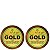 Kit - Fitas Amarelas Adesivas Gold Super Power 10 Metros X 4.0 cm 2 Unidades - Imagem 1