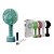 Mini Ventilador Portátil Recarregável Usb Pilha 3 Velocidade - Imagem 1