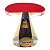 Raquete de Ping Pong DHS 1002 preta/vermelha + Raqueteira - Imagem 4