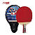 Raquete de Ping Pong DHS 1006 preta/vermelha + Raqueteira - Imagem 4