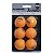 06 Bolas Ping Pong Laranja Yashima 1 Estrela Oficial - Imagem 2