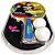 Raquete Profissional de Ping Pong Wakaba 1000 + 2 Bolas Bty - Imagem 4