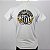 Camiseta Torcida Jovem Feminina Frase Com o Santos Oficial - Imagem 2