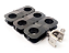 Abraçadeira Mini-Hanger com Adaptador para Cabo Coaxial CELLFLEX LCF 7/8" - Suporta 2, 4 ou 6 Cabos - Imagem 2