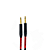 CABO STUDIO PRETO P/ INSTRUMENTOS 1,00 mm² NEUTRIK P10 x P10 Dourado - Imagem 2