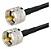 Cabo RG58 50 Ohms PX 95% Malha 1,5m com Conectores UHF Macho - Imagem 2