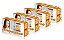 4 Caixas de Whey Cookie proteico de Pasta de Amendoim All Protein 24 unidades de 40g - 960g - Imagem 1