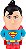 PENDRIVE 8GB DC COMICS SUPER HOMEM PD086 - Imagem 1