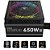 FONTE GAMDIAS ASTRAPE 650W 80PLUS WHITE M1-650W RGB - Imagem 3