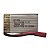 BATERIA DE LITIO POLIMERO 3,7V-750mAh  30C helicóptero e drone conector JST - Imagem 1