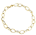 Pulseira Elos Ovais Banhado a Ouro - Imagem 1