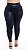 Kit 5 Calças Legging Power Tecido Grosso Cirre Plus Size Couro Brilhoso Cintura Alta Combina Com Tudo - WOLFOX - Imagem 1