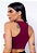 Kit 2 Tops Feminino Fitness Nadador Básico Decote V Com Bojo Removível em Suplex - WOLFOX - Imagem 9