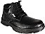 Botina Conforto Amarrar BV111-400 - PU Preta Couro Flor - C.A: 7236 - Imagem 1