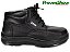 Botina Conforto Amarrar BV111-400 - PU Preta Couro Flor - C.A: 7236 - Imagem 2