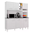 Kit Cozinha 6 portas com detalhe em Vidro - Imagem 4
