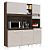 Kit Cozinha 6 portas com detalhe em Vidro - Imagem 2