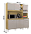 Kit Cozinha 6 portas com detalhe em Vidro - Imagem 5