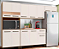 Armário de Cozinha 4 peças Off-white - Imagem 1