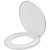 AMANCO - Assento sanitario almofadado oval branco confort - Imagem 1