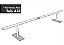 CORRIMÃO Metal Fixo "TUB A35" (Tubolar) Obstáculo Street - Imagem 1