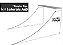 Quarter Pipe "KIT LATERAIS A60" (3 Peças) c/ Deck Superior - Imagem 2