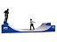 MINI RAMP 1.20 COM VARIAÇÃO DE ALTURA, saída Roll IN, para (Áreas Cobertas) - Imagem 1