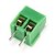 CONECTOR 2 PINOS KF350 PASSO 3,5MM VERDE - Imagem 1