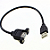 CABO EXTENSÃO USB 2.0 TIPO A 30CM PARA PAINEL - Imagem 1