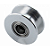 POLIA GT2 PASSIVA LISA COM FURO 5MM PARA CORREIA 6MM - Imagem 1