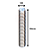 GARGANTA COM TEFLON PTFE EXTRUSORA ANET MK8 M6X30MM 1,75MM - Imagem 3