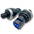 POTENCIÔMETRO 10K 22MM ROTATIVO PARA INVERSOR DE FREQUÊNCIA - Imagem 2