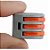 CONECTOR EMENDA 3 VIAS PARA FIOS ENGATE RÁPIDO - Imagem 3